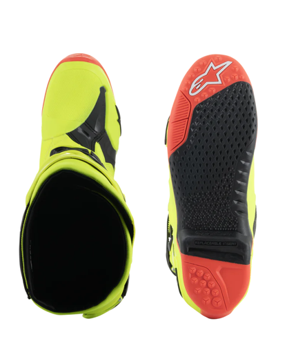 ALPINESTARS TECH 10 FLUO GREEN - US 10 | MX BOOTS