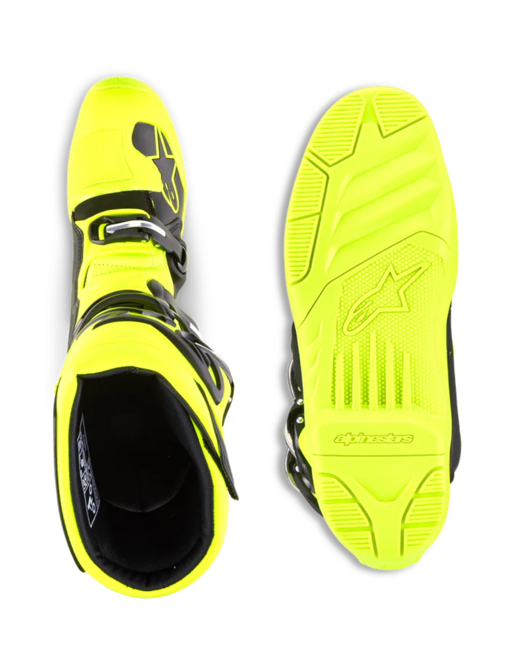 ALPINESTARS TECH 5 FLUO GREEN - US 9,10  | MX BOOTS