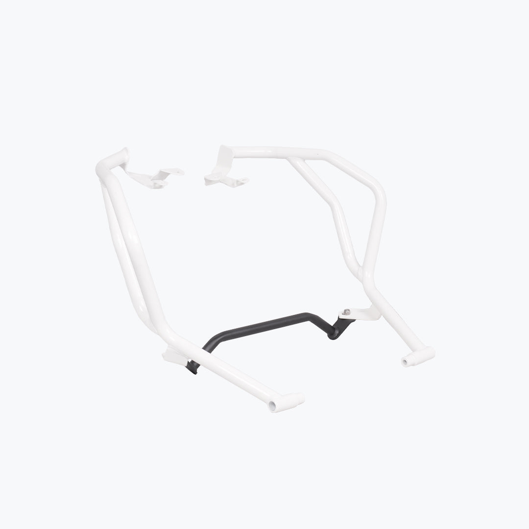 LEGUNDARY TVS APACHE RTX 300 RAPTOR CRASH GUARD UPPER & LOWER SET WHITE