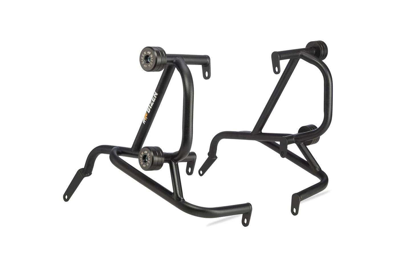 BIZEN MOTO PREMIUM CRASH GUARD/ENGINE GUARD WITH DOUBLE FRAME SLIDERS - BLACK | SPEED 400  & SCRAMBLER 400