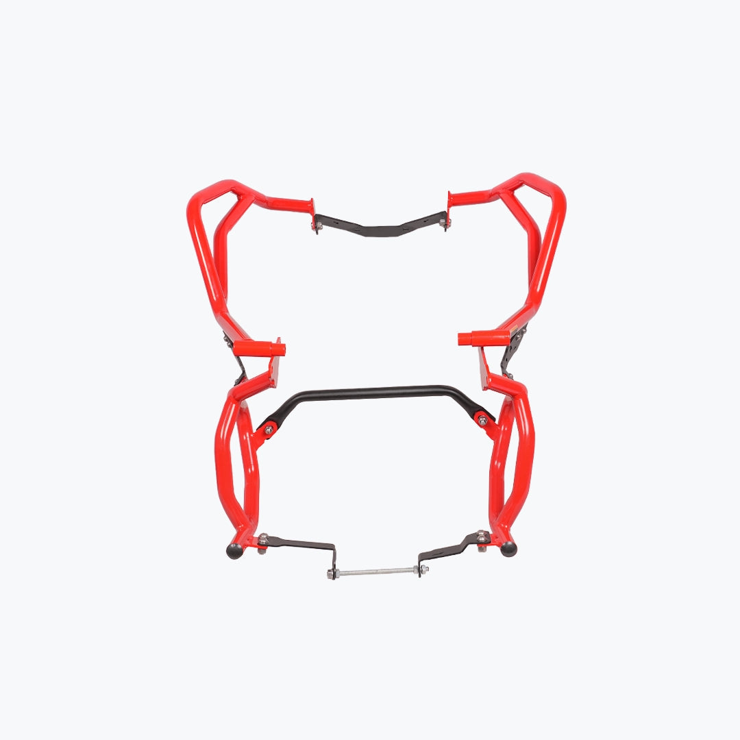 LEGUNDARY TVS APACHE RTX 300 RAPTOR CRASH GUARD UPPER & LOWER SET RED