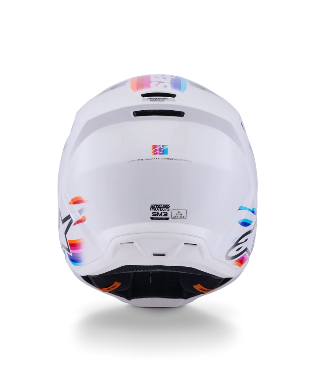 ALPINESTARS SM3 OCD WHITE M  | MX HELMET