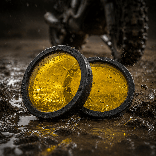 7 LED ROUND YELLOW FILTER CAP (PACK OF 2) FOR FOG LAMP  ANTI-FOG HIGH VISIBILITY COVER FOR BIKE