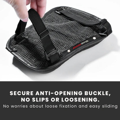 MOTORCYCLE HONEYCOMB GEL SEAT CUSHION FOR MEDICAL, OFFICES, HOME, MOTORCYCLE AND CAR LUMBAR SUPPORT - UNIVERSAL FIT & BREATHABLE DESIGN