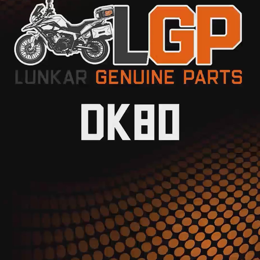 LGP DK80 PRO HIGH POWER LED SPOTLIGHT FOR BIKE (PAIR)  160W 20000LM  IP67 WATERPROOF AUXILIA