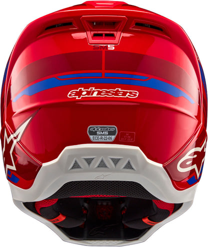 ALPINESTARS SM5 ACTION 2 2024 RED/BLUE S | MX HELMET