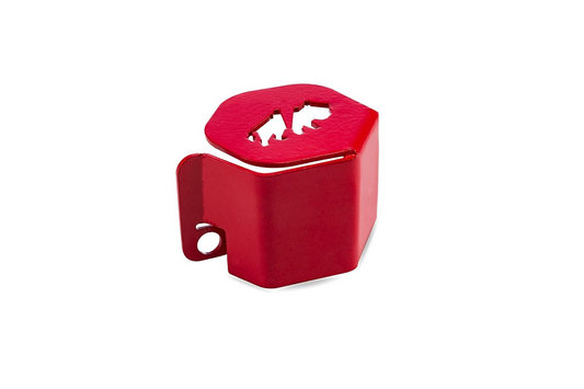 BIZEN MOTO REAR BREAK REAR OIL RESERVIOR GUARD/COVER - RED | RE SCRAM 411