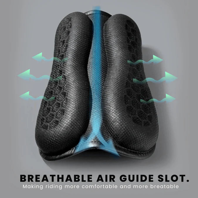 MOTORCYCLE HONEYCOMB GEL SEAT CUSHION FOR MEDICAL, OFFICES, HOME, MOTORCYCLE AND CAR LUMBAR SUPPORT - UNIVERSAL FIT & BREATHABLE DESIGN
