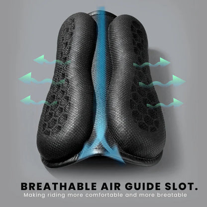 MOTORCYCLE HONEYCOMB GEL SEAT CUSHION FOR MEDICAL, OFFICES, HOME, MOTORCYCLE AND CAR LUMBAR SUPPORT - UNIVERSAL FIT & BREATHABLE DESIGN