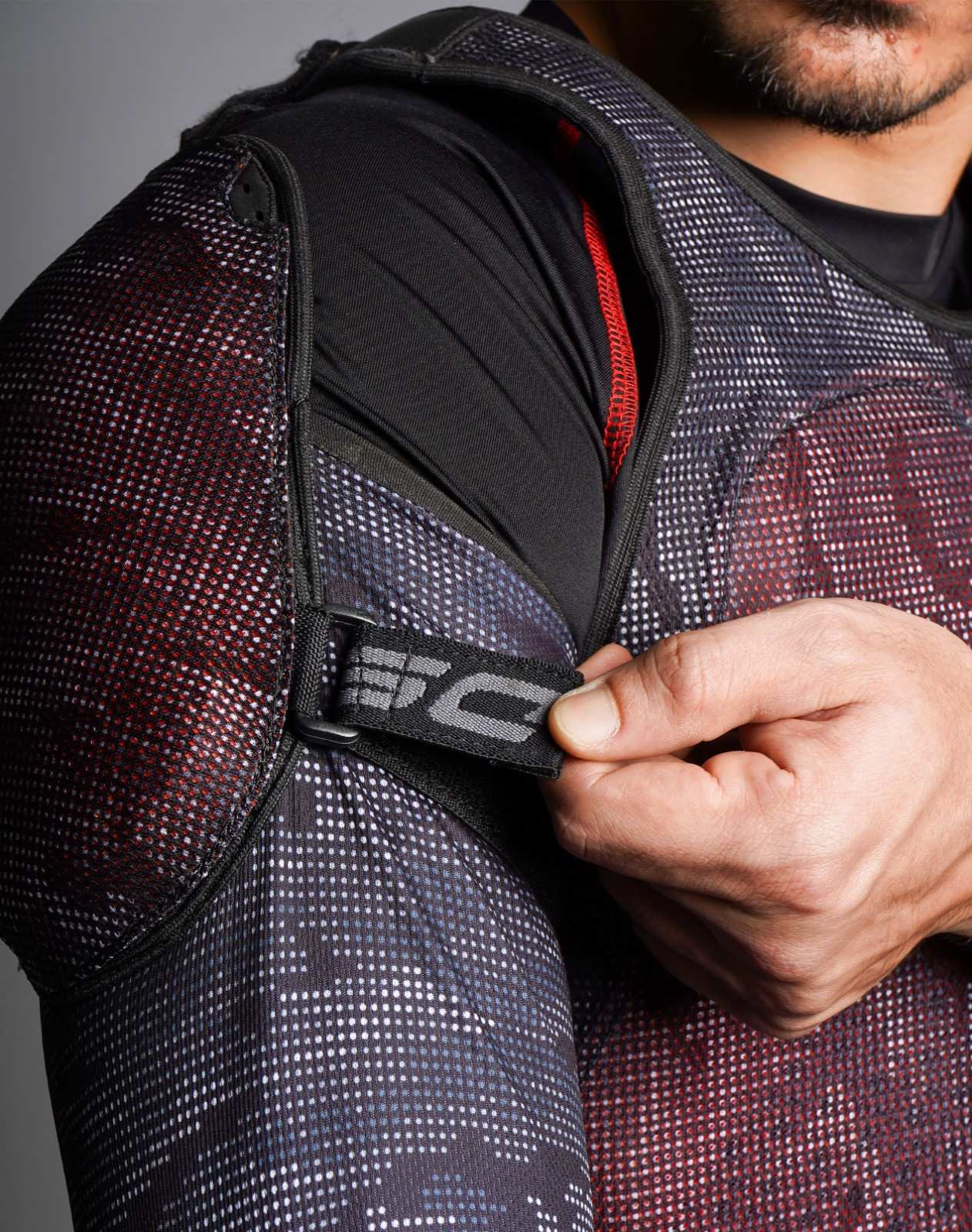 DSG Bionic ADV Protector Riding Jacket Camo Grey