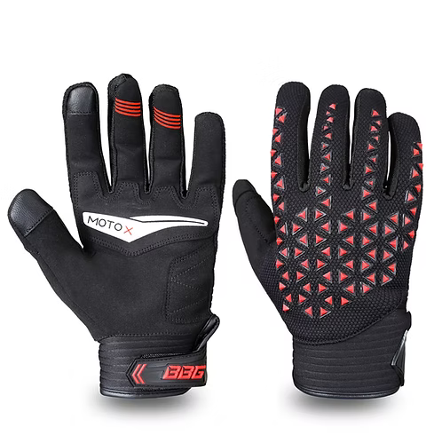 MOTOCROSS GLOVES-RED GREEN YELLOW