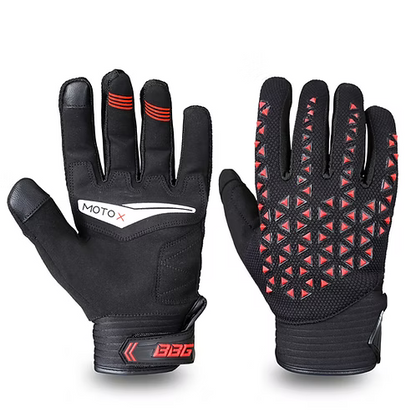MOTOCROSS GLOVES-RED GREEN YELLOW