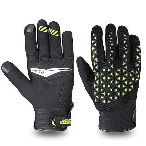 MOTOCROSS GLOVES-RED GREEN YELLOW