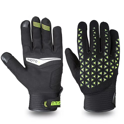 MOTOCROSS GLOVES-RED GREEN YELLOW