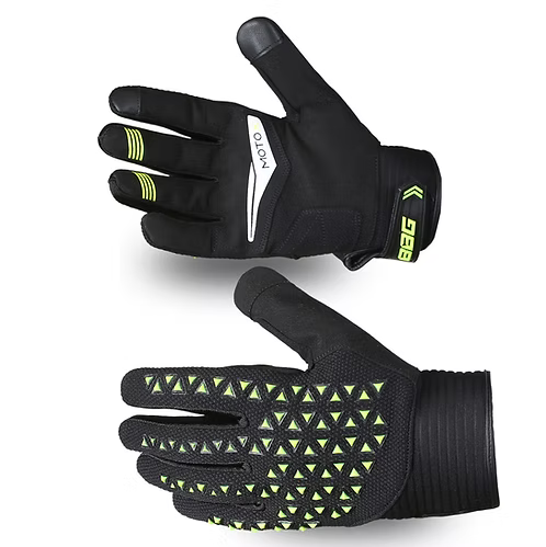 MOTOCROSS GLOVES-RED GREEN YELLOW