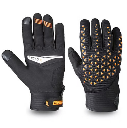 MOTOCROSS GLOVES-RED GREEN YELLOW