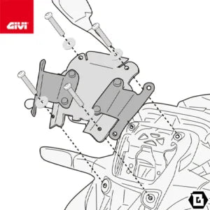 GIVI KAWASAKI Z900 WINDSCREEN FITTING KIT A4137A