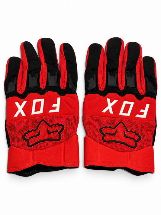 FOX RED AND BLACK | MX GLOVES
