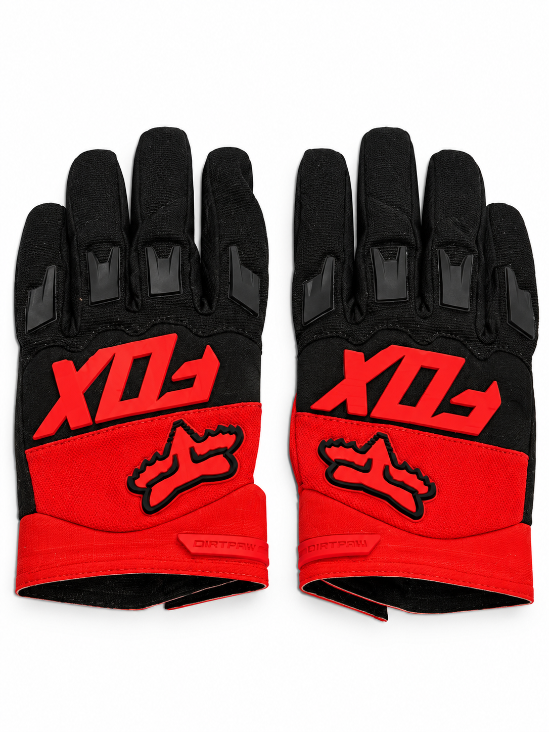 FOX RED AND BLACK | MX GLOVES