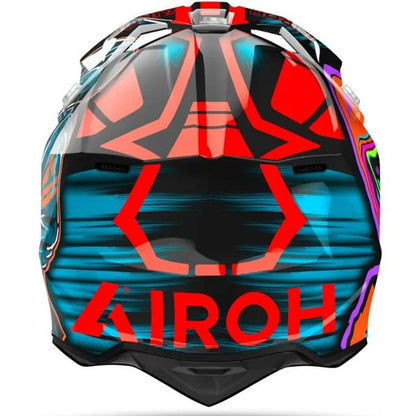 AIROH WRAAP CYBER ORANGE GLOSS HELMET