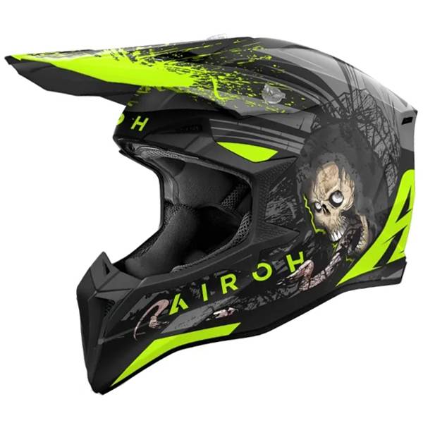 AIROH WRAAP DARKNESS MATT HELMET