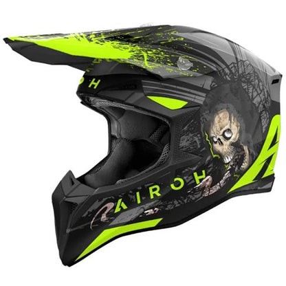 AIROH WRAAP DARKNESS MATT HELMET