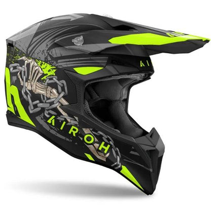 AIROH WRAAP DARKNESS MATT HELMET