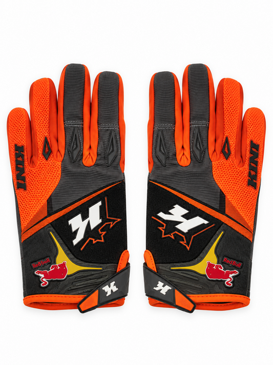 KINI RED BULL GREY AND ORANGE | MX GLOVES