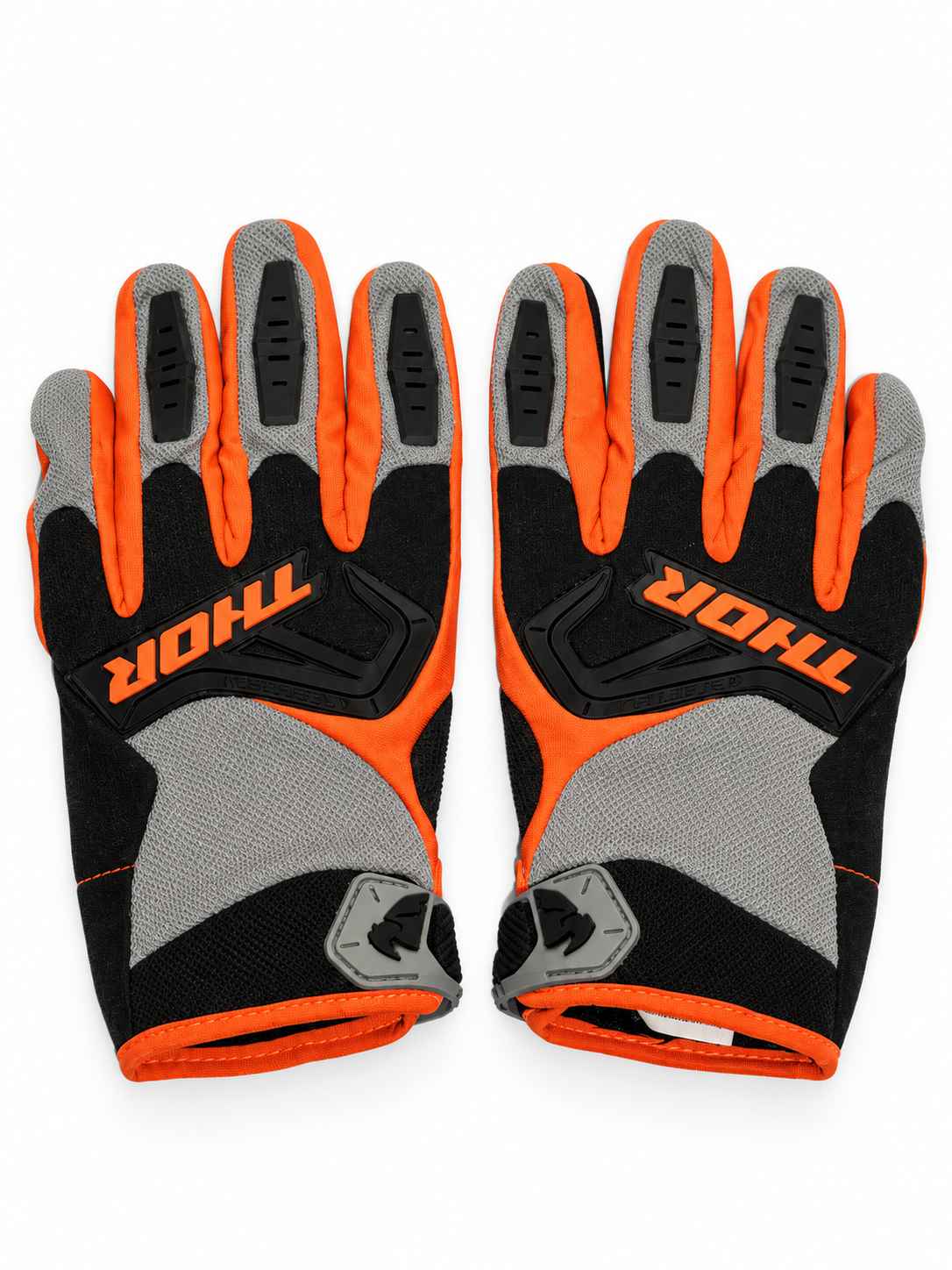 THOR GREY AND ORANGE | MX GLOVES