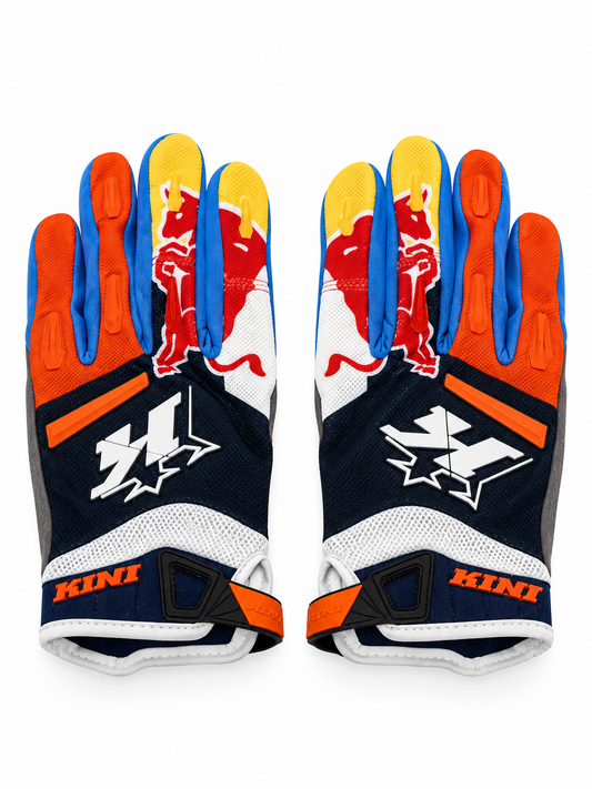 KINI RED BULL BLUE AND ORANGE | MX GLOVES