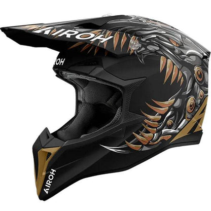 AIROH WRAAP CYBORG MATT HELMET