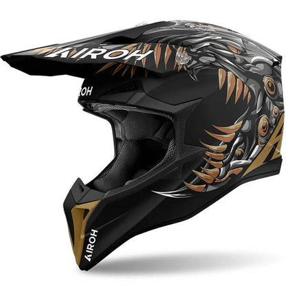 AIROH WRAAP CYBORG MATT HELMET