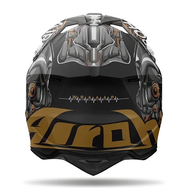 AIROH WRAAP CYBORG MATT HELMET