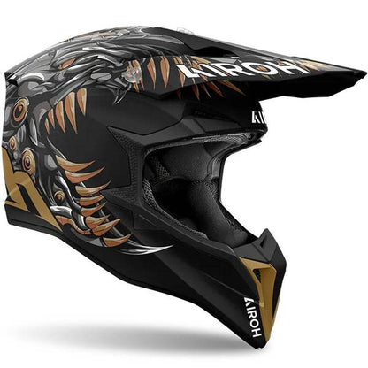 AIROH WRAAP CYBORG MATT HELMET