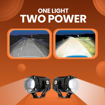 LGP DK150S 70W LED SPOTLIGHT FOR MOTORCYCLES – 7200 LUMENS AUXILIARY DRIVING LIGHT, IP68 WATERPROOF