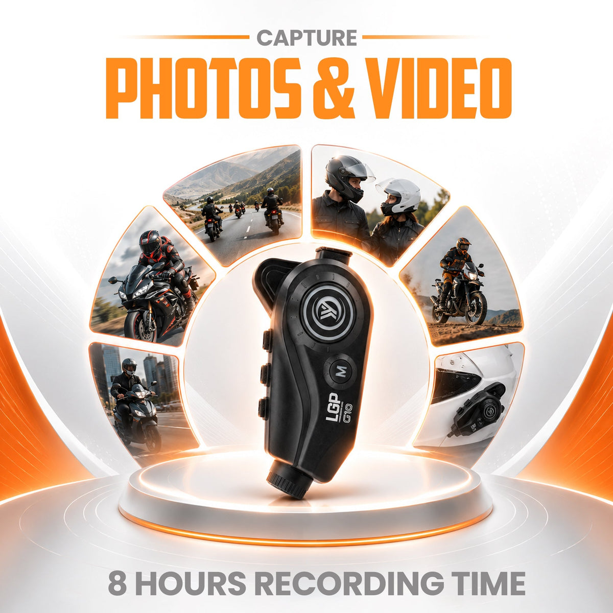 LGP G10 BLUETOOTH CAMERA HELMET HEADSET  2K ACTION CAMERA