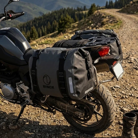 RYNOX EXPEDITION SADDLE BAG DARK GREY