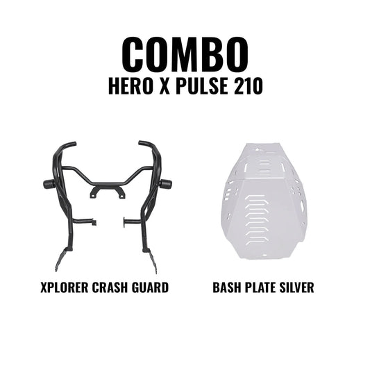 LEGUNDARY XPULSE 210 CRASH GUARD BLACK X BASH PLATE