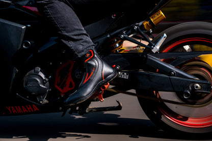 RAIDA TOURER MOTORCYCLE BOOTS | RED