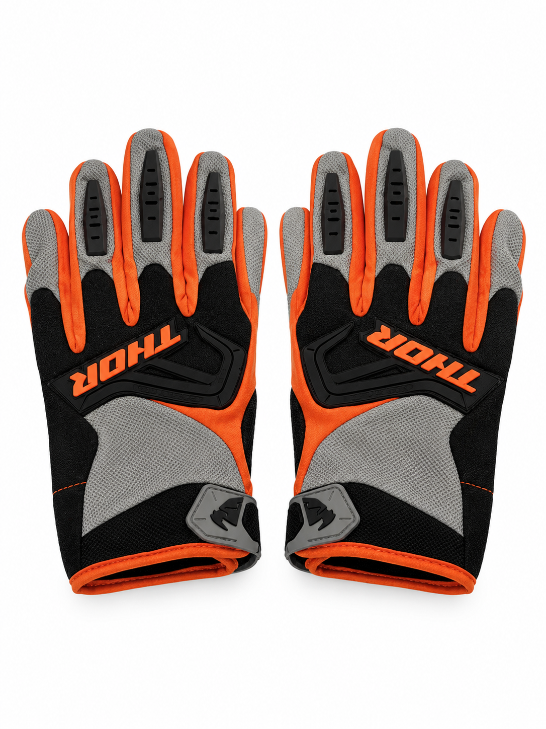 THOR GREY AND ORANGE | MX GLOVES