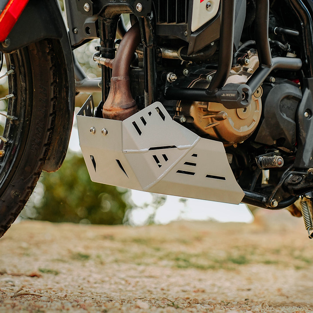 JB RACING X PULSE 210 GUARDIAN BASH PLATE SILVER