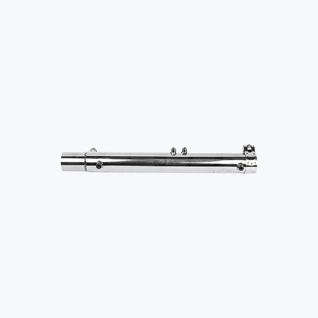 JB RACING METEOR 350 EXHAUST CONNECTION PIPE CHROME PLATED BS6