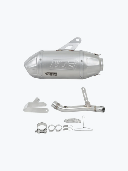 NORIFUMI SLIPON WOOPS STAINLESS STEEL HIMALAYAN 450 SHORT | EXHAUST