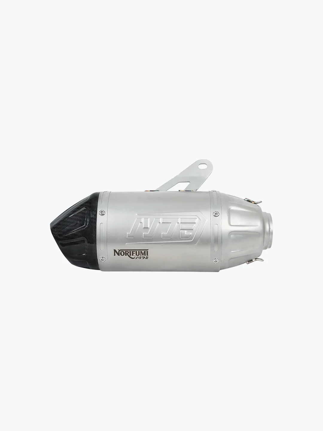 NORIFUMI SLIPON WOOPS STAINLESS STEEL CARBON HIMALAYAN 450 SHORT | EXHAUST