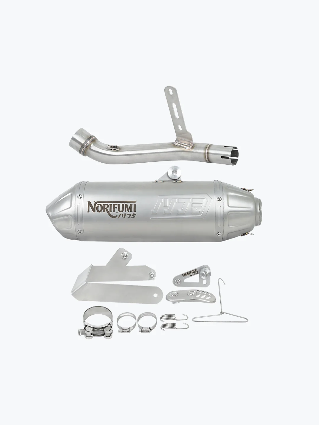 NORIFUMI SLIPON WOOPS STAINLESS STEEL HIMALAYAN 450 LONG | EXHAUST
