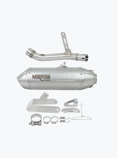 NORIFUMI SLIPON WOOPS STAINLESS STEEL HIMALAYAN 450 LONG | EXHAUST