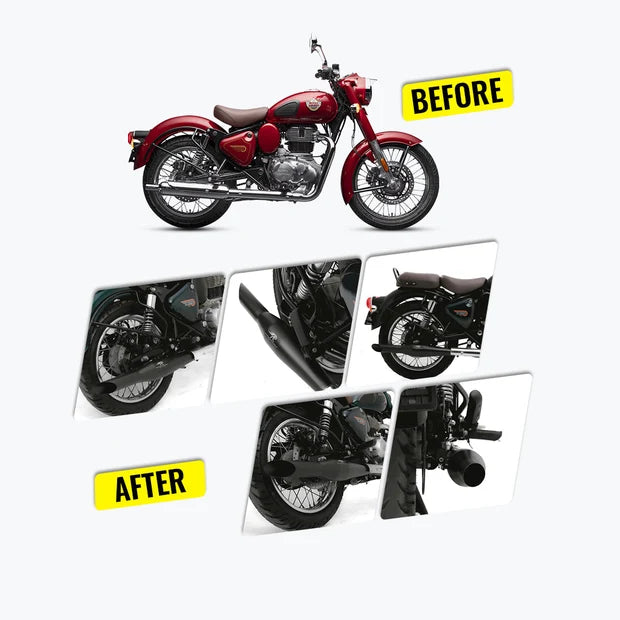 RED ROOSTER PERFORMANCE RUMBLER ACE EXHAUST UNIBODY BLACK