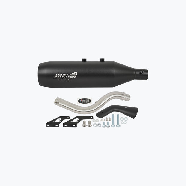 SSP HIMALAYAN 450 GUERRILLA CROSS COUNTRY EXHAUST MATTE BLACK