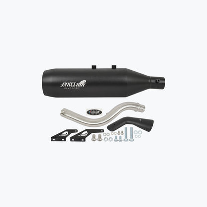 SSP HIMALAYAN 450 GUERRILLA CROSS COUNTRY EXHAUST MATTE BLACK