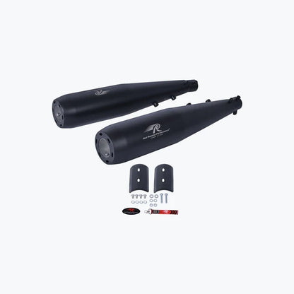 RED ROOSTER PERFORMANCE STELLAR PRO EXHAUST FOR INTERCEPTOR 650 & CONTINENTAL GT 650 MATTE BLACK